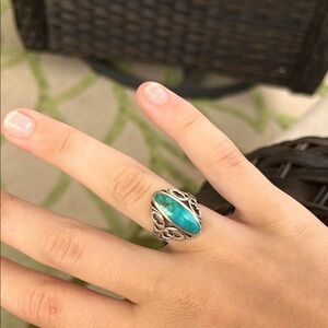 Kabana Turquoise Silver Women's Ring